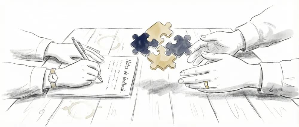 Illustration article méthode DESC feedback constructif management