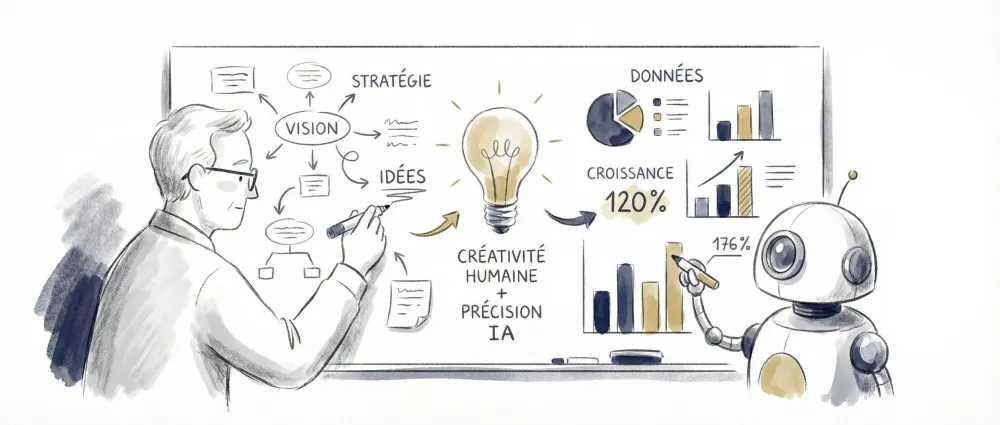 Illustration détaillée formation intelligence artificielle