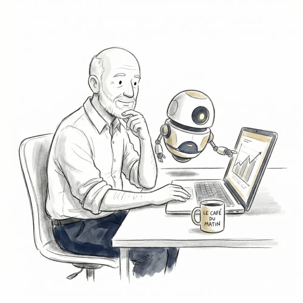 Illustration formation intelligence artificielle pour managers